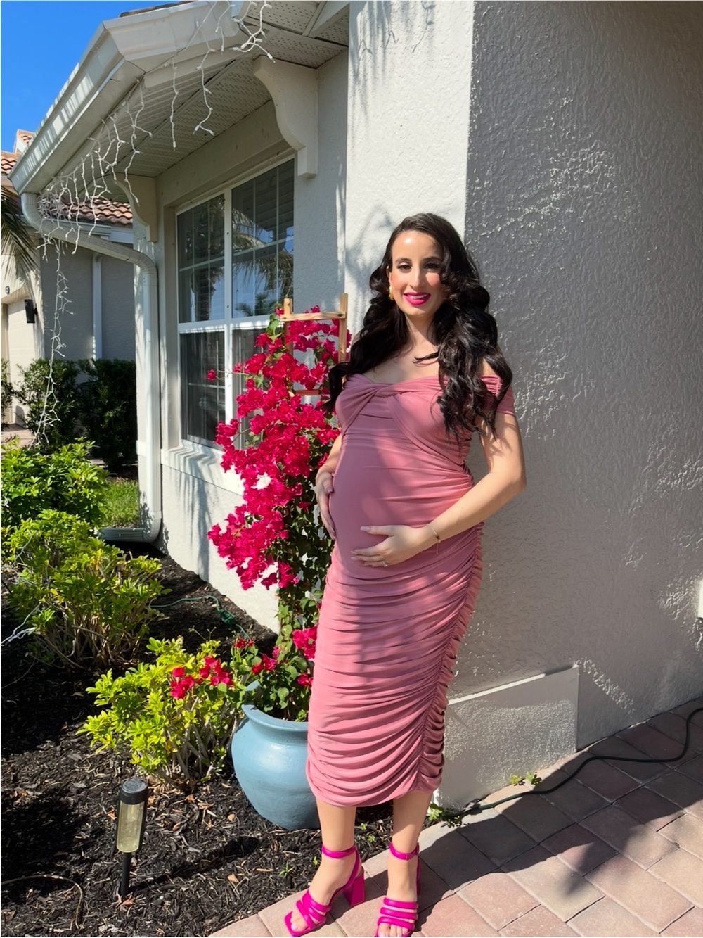 Maternity 5 piece bundle of Dresses, jumpsuit and shirt - Picture 6 of 14